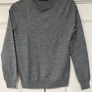 J. Crew Men's Heather Gray Crewneck Sweater